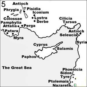 lystra map